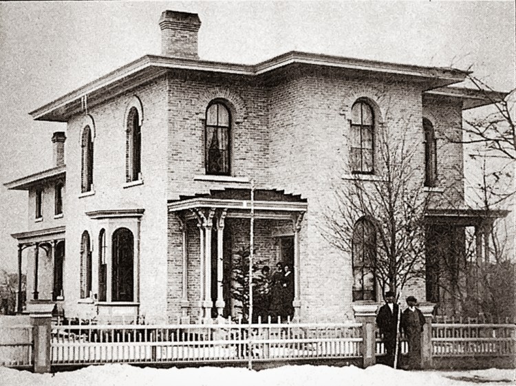 The Historic HA Whitney Home Columbus, Wisconsin.